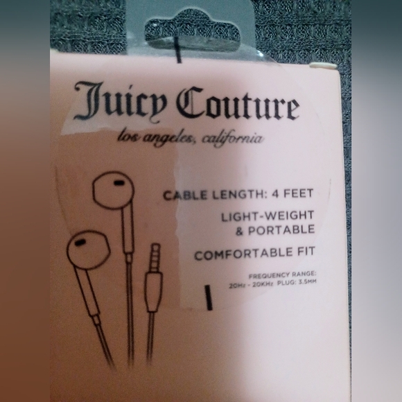 ❤️HP❤️🔥 JUICY COUTURE EARBUDS. - Picture 2 of 6